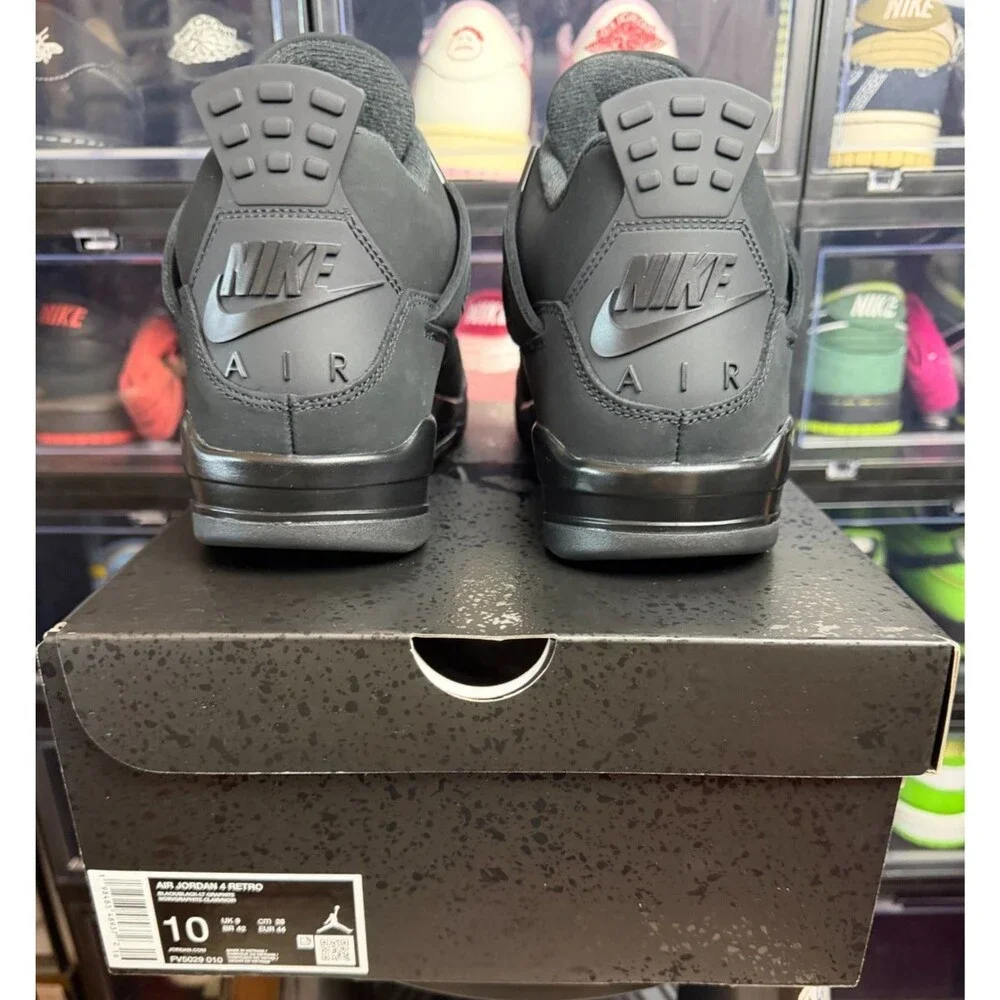Nike Air Jordan 4 Retro Black Cat 2025 Size 10